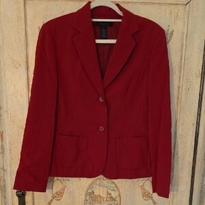 The Limited Rich Red Blazer
